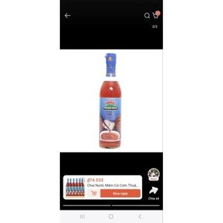nước mắm cá cơm thuận phát 40 độ 610ml