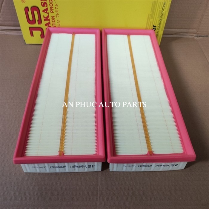 [Bộ 2 cái] Lọc gió động cơ Mercedes GL450, GL500, GL550 4Matic 2006-2012 #JS Asakashi Nhật A0058SET