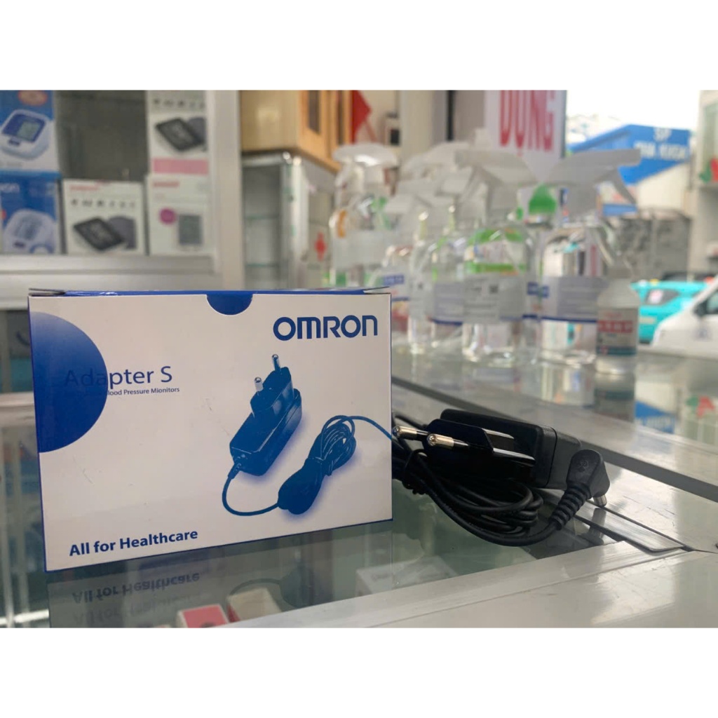 Hàng Hãng- Bộ đổi điện máy đo huyết áp Omron, adapter Omron, dùng điện trực tiếp cho máy đo huyết áp