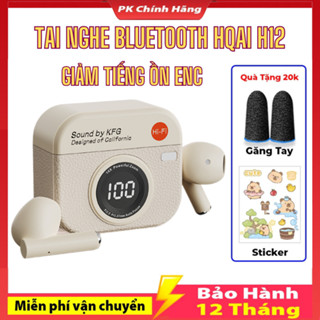 Tai nghe bluetooth HQAi H12 / X55 / M10 / F9 PRO cảm ứng có mic chống ồn nhét tai , Tặng Kèm Quà