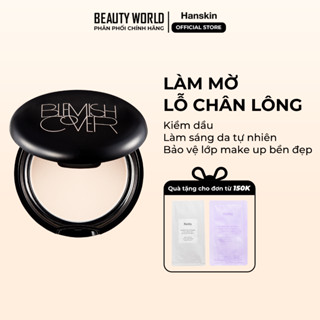 [Võ Hà Linh x Hanskin] Phấn Phủ HANSKIN Che Phủ Tự Nhiên Kiềm Dầu Nâng Tone Tự Nhiên Căng Bóng Mỏng Mịn 9G
