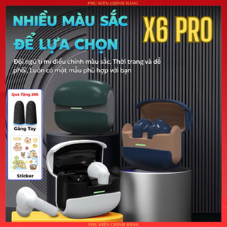 Tai Nghe BLUETOOTH X6 / F9 / M10 / M100 PRO 5.3, Thiết Kế Đeo Vành Tai, Tai Nghe Cảm Ứng Vân Tay Kèm Micro Giảm Tiếng Ồn