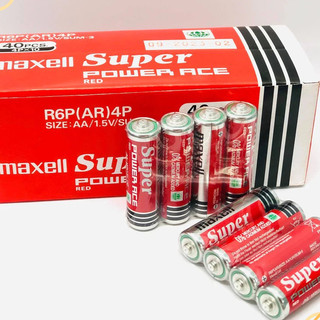 Combo 12 Viên Pin 2A/3A 1.5v Maxell R6P(AR)4P Super Power ACE Chính hãng