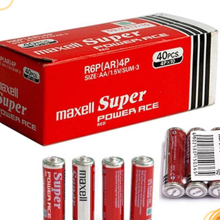 Combo 12 Viên Pin 2A/3A 1.5v Maxell R6P(AR)4P Super Power ACE Chính hãng