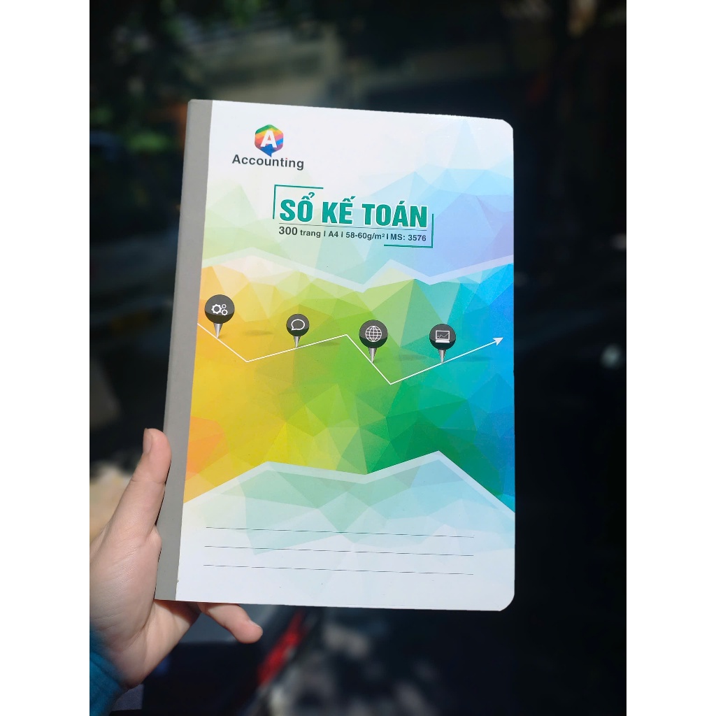 Sổ kế toán tổng hợp A4-300 trang