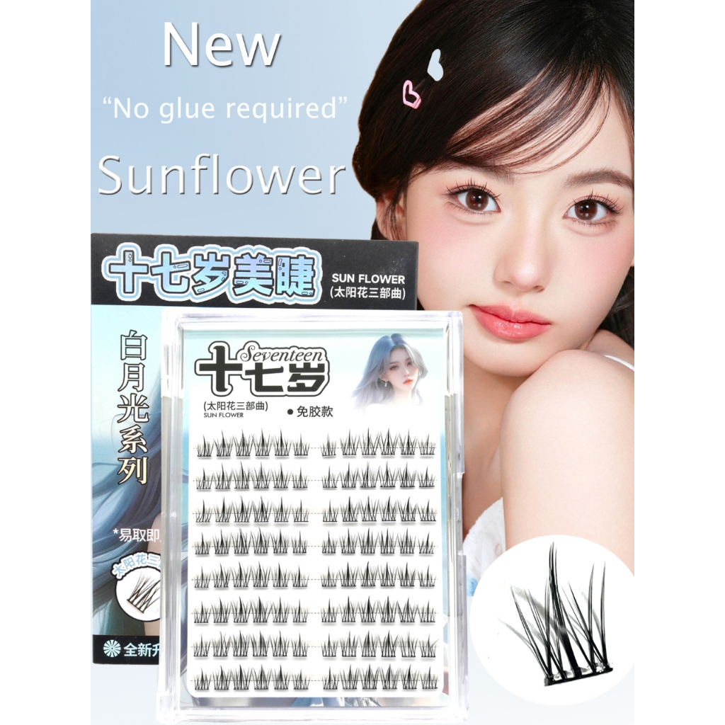 Lông mi tự dính kiểu tự nhiên - Mắt to tròn, không cần keo - Cho beginner Lông mi giả kiểu tự nhiên