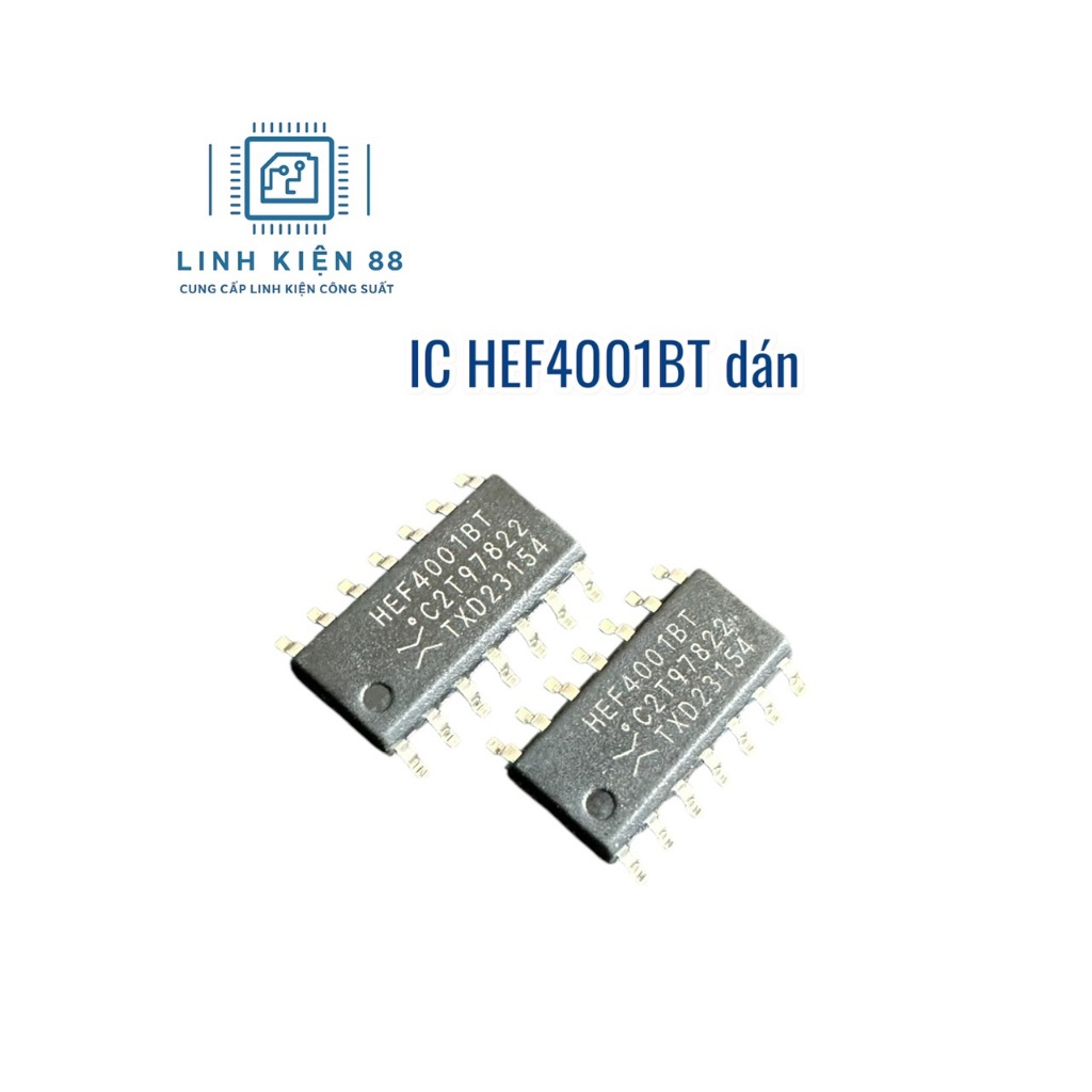 10 con IC HEF4001BT HEF4001 4001 dán Sop-14 mới chính hãng NXP