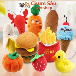 Đồ chơi gấu bông phát ra âm thanh mài răng chó mèo - thú nhồi bông cho thú cưng