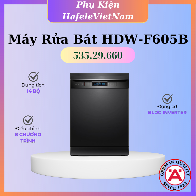 Máy Rửa Chén Độc Lập HDW-F605B Hafele 535.29.660