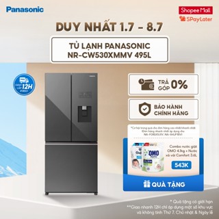Tủ lạnh Panasonic Diệt Khuẩn 495L NR-CW530HVK9 3 Cửa-Cấp Đông Mềm-Freeship toàn quốc