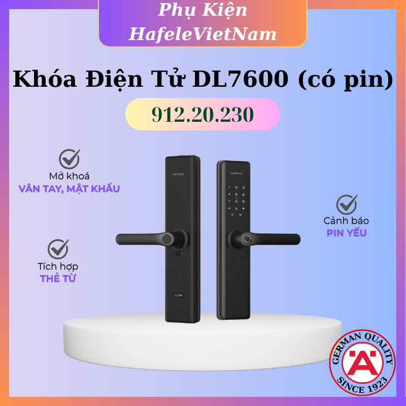 Khóa Điện Tử DL7600 Hafele 912.20.230