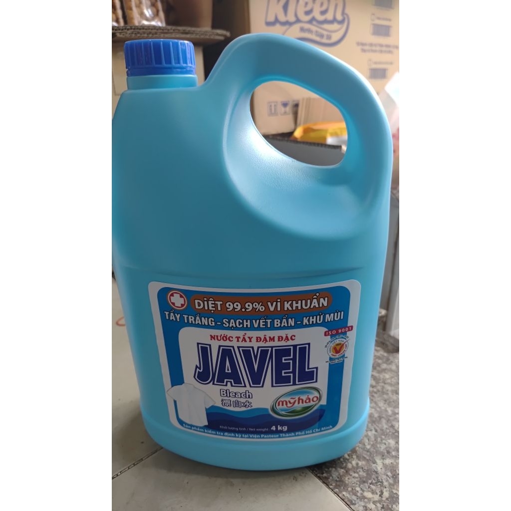 NƯỚC TẨY ĐẬM ĐẶC JAVEL MỸ HẢO 4KG