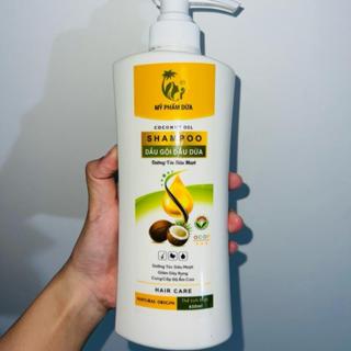 [Kèm quà tặng] Dầu gội Dừa bóng mượt tóc 650ml Coconut Cosmetic Ben Tre