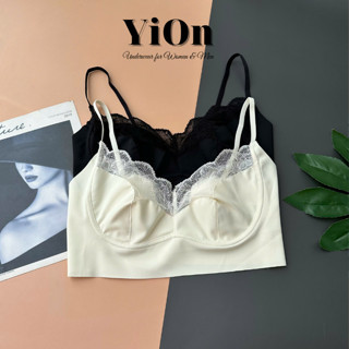 Áo Bra Ren Không Mút Không Gọng Phối Ren Quyến Rũ Cao Cấp BRA16-2828 YiOn Underwear