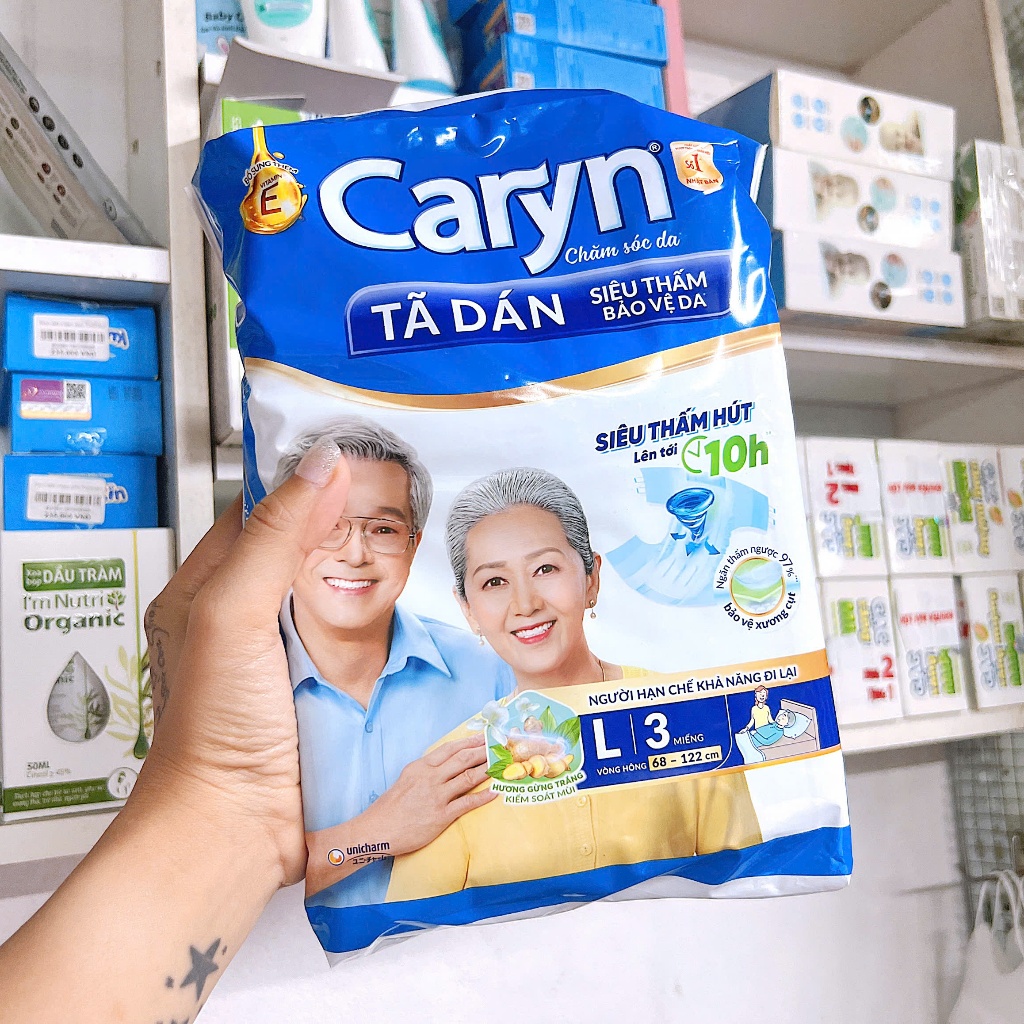 Tã dán L3 cho mẹ bịch CARYN/Kazan,Lót cho mẹ sau sinh
