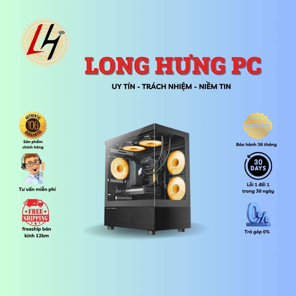 PC gaming 33: Core i5 13400F, Ram 32G, VGA 5060 8g