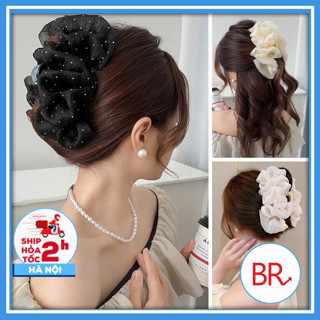 Kẹp Tóc Hoa, Nơ Tiểu Thư Dễ Thương -Phụ Kiện Tạo Kiểu Tóc Bồng Bềnh Đi Biển, Đi Chơi, Đi Du Lịch 02917