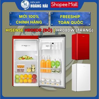 HR08DW Tủ lạnh mini Hisense 82 Lít HR08DW - Màu Trắng Nhỏ Gọn Sinh Viên, Tiết Kiệm Điện
