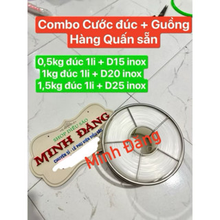  Dây cước đúc thả diều + guồng tay được quấn sẵn .   cam kết hàng đẹp không mấu nối   