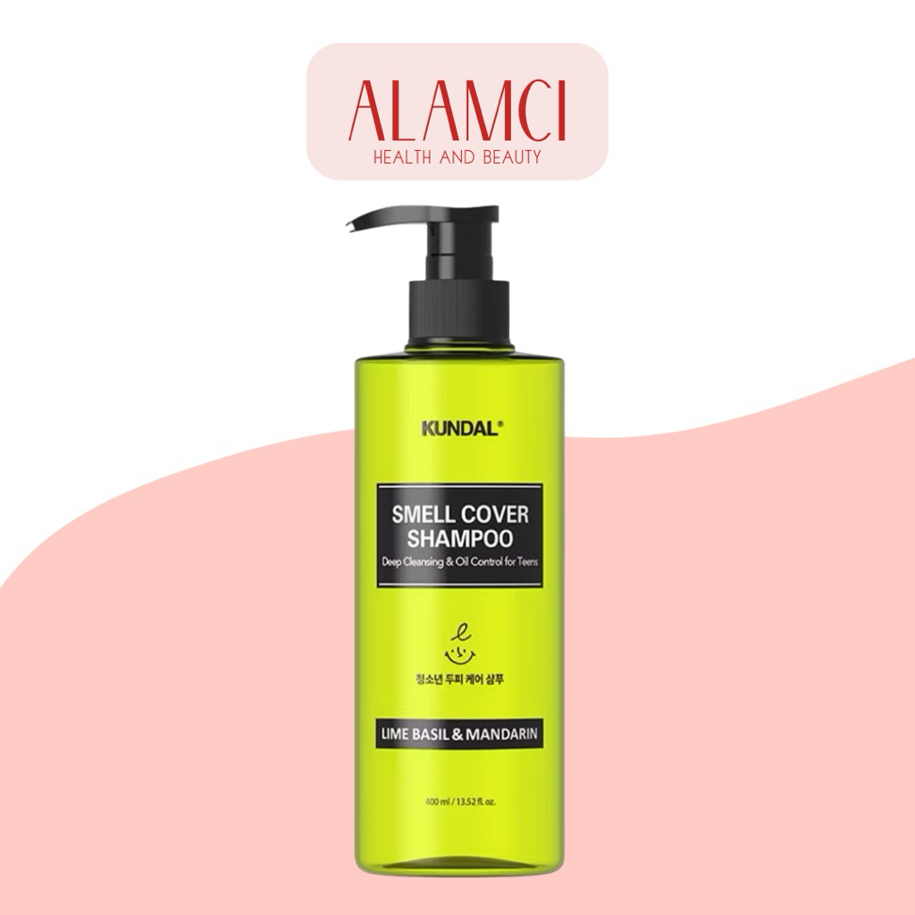 Dầu Gội Ngăn Ngừa Mùi Da Đầu Kundal Smell Cover Shampoo 400ml