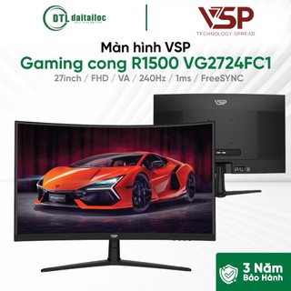  Màn hình cong Gaming VSP VG2724FC1 27inch FHD VA 240Hz 1Ms | Chính Hãng | Bảo Hành 36 Tháng 