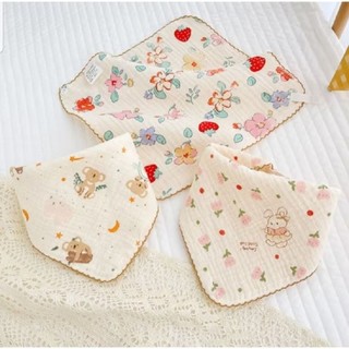 5 Chiếc Khăn Sữa Muslin Cho Bé 2 Lớp Cao Cấp Siêu Mềm (Khăn Muslin)