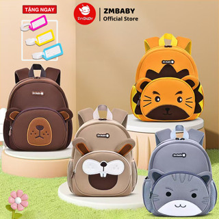  Balo cho bé học mầm non mầm non ZMBABY T3D-88 từ 1 đến 5 tuổi  siêu nhẹ bền hình in 3D dễ thương 