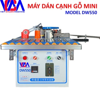  Máy dán cạnh mini đa chức năng dán cong thẳng 45 độ nhỏ gọn tiện mang đi công trình Model DW550 