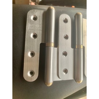Bản lề cối inox n5 đầu đồng tròn ĐR lắp cửa dầy 3,5cm đến 4,5cm