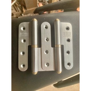 Bản lề cối inox n5 đầu đồng tròn ĐR lắp cửa dầy 3,5cm đến 4,5cm