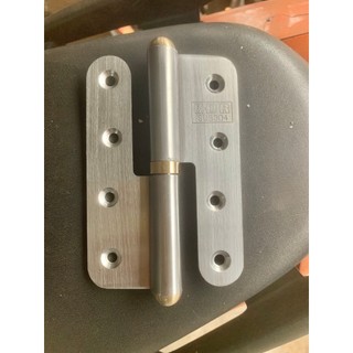 Bản lề cối inox n5 đầu đồng tròn ĐR lắp cửa dầy 3,5cm đến 4,5cm