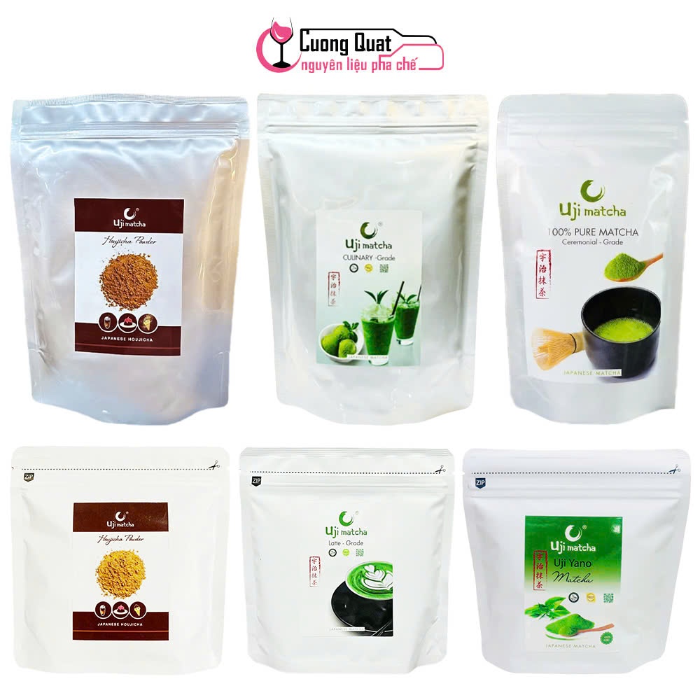 Bột  Matcha Uji có 2 loại 100gr và 500gr chọn theo phân loại (đổi bao bì mới)