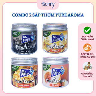  Combo 2 Sản Phẩm Sáp Thơm Khử Mùi Mr.Fresh 4 Mùi Hương Hộp 230g - Sáp Thơm Phòng 