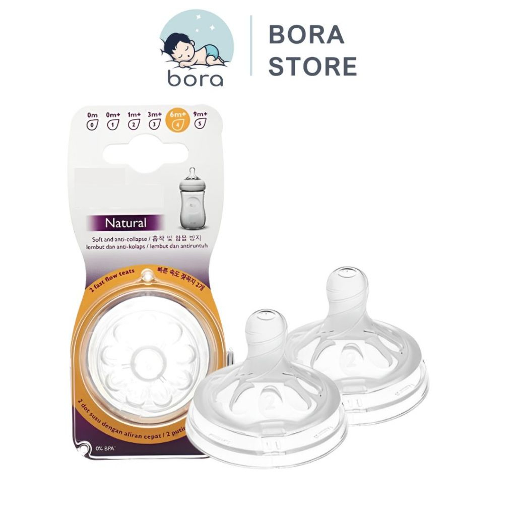 Núm ti Avent Natural cổ rộng [Đủ size 0-Y]