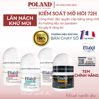 Lăn nách khử mùi Etiaxil ngăn mồ hôi hiệu quả dành cho nam nữ - Lăn nách Etiaxil Pháp 15ml
