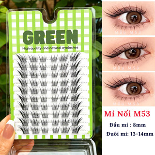 Mi giả Tô Đát Kỷ Cáo Tây Đuôi Xéo M53 GREEN Thủy Mi