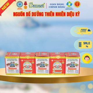  NEW [ Combo 5 lọ] Nước Yến sào Khánh Hòa Sanest 21% - Không đường