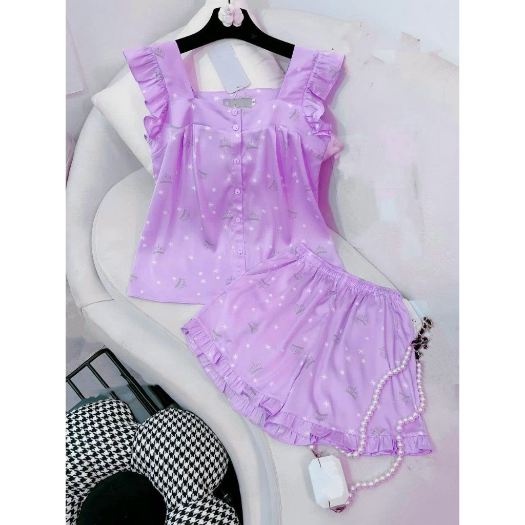 [3 size 42-70KG] Đồ bộ VƯƠNG MIỆN LỤA LATIN SIÊU HOT CHÂTT VẢI THÔNG THOÁNG MÁT MỊN Nữ Thun