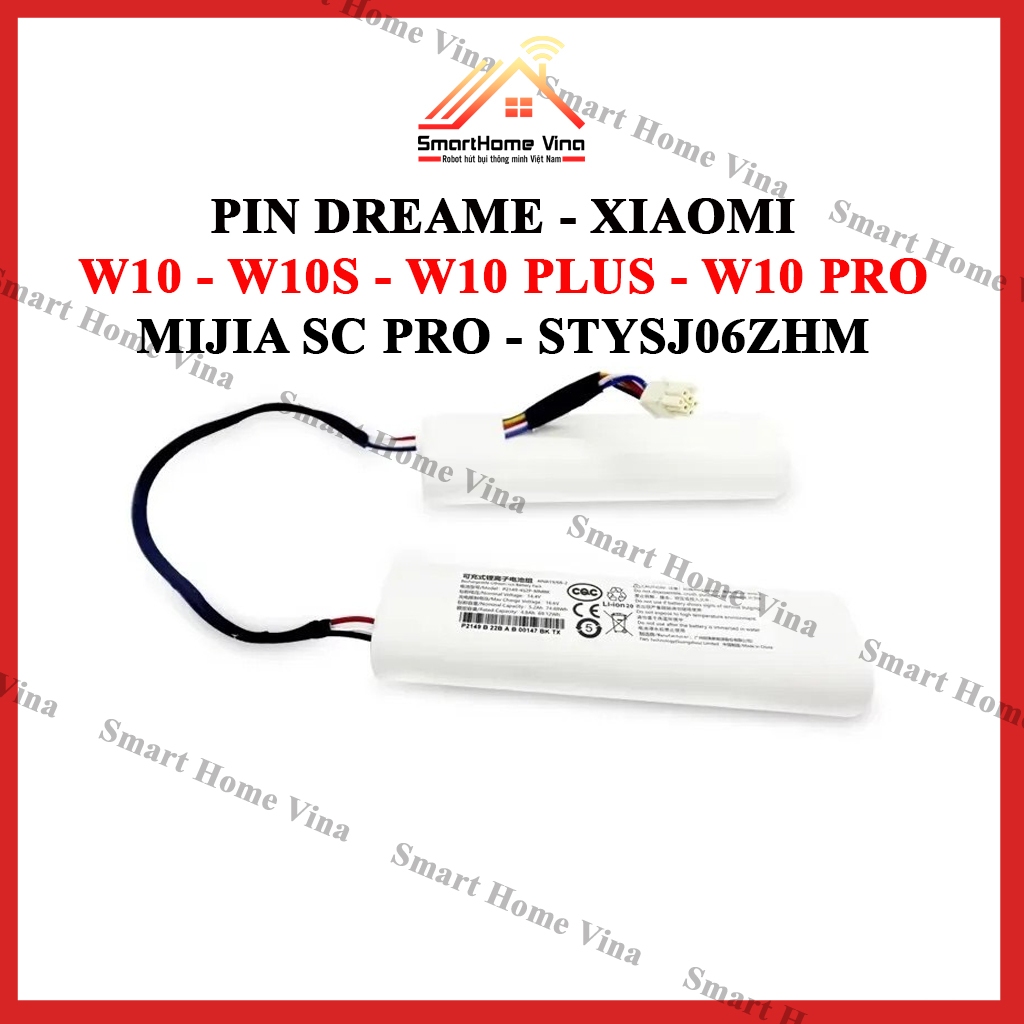 Pin robot hút bụi Dreame W10, W10S, W10 Plus, W10 Pro, Xiaomi Mijia SC Pro, STYSJ06ZHM