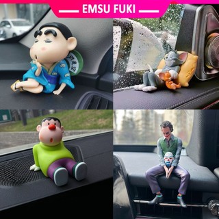 Bộ Mô Hình Đồ Chơi Nhân Vật Crayon Shin Xiaoxi Tom Chaien Trang Trí Xe Hơi, Bàn Làm Việc Ngộ Nghĩnh