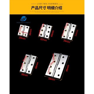 BẢN LỀ LÁ INOX MINI