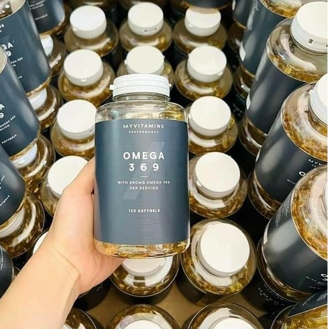 (date 2027) Viên uống bổ sung Omega 369 Myvitamins 120 viên , hàng Anh ( 369 Myvitamins )
