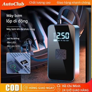  Máy Bơm Lốp Xe Hơi Không Dây Chuyên Dụng Chất Lượng Cao thổi phồng nhanh bơm xe đạp bơm điện 