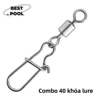  40 Khóa lure khóa link 2,8cm chữ U chống xoắn - BESTPOOL 