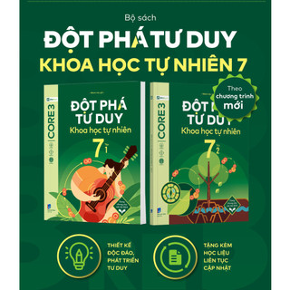 Sách -  Đột phá tư duy Khoa học tự nhiên 7 Tập 1 + tập 2  Lẻ chọn - Dùng chung cho các bộ SGK  [bookmall-206]