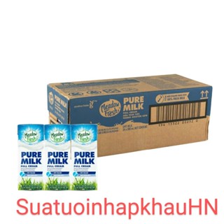 (Date T4.2026) Thùng 24 hộp Sữa tươi tiệt trùng nguyên kem không đường Meadow Fresh 200ml