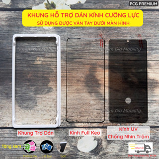 Kính cường lực màn hình cong OnePlus 13/1+ 12R 12 R/Ace 3 Ace3 Pro có khung trợ dán, trong full keo và chống nhìn trộm