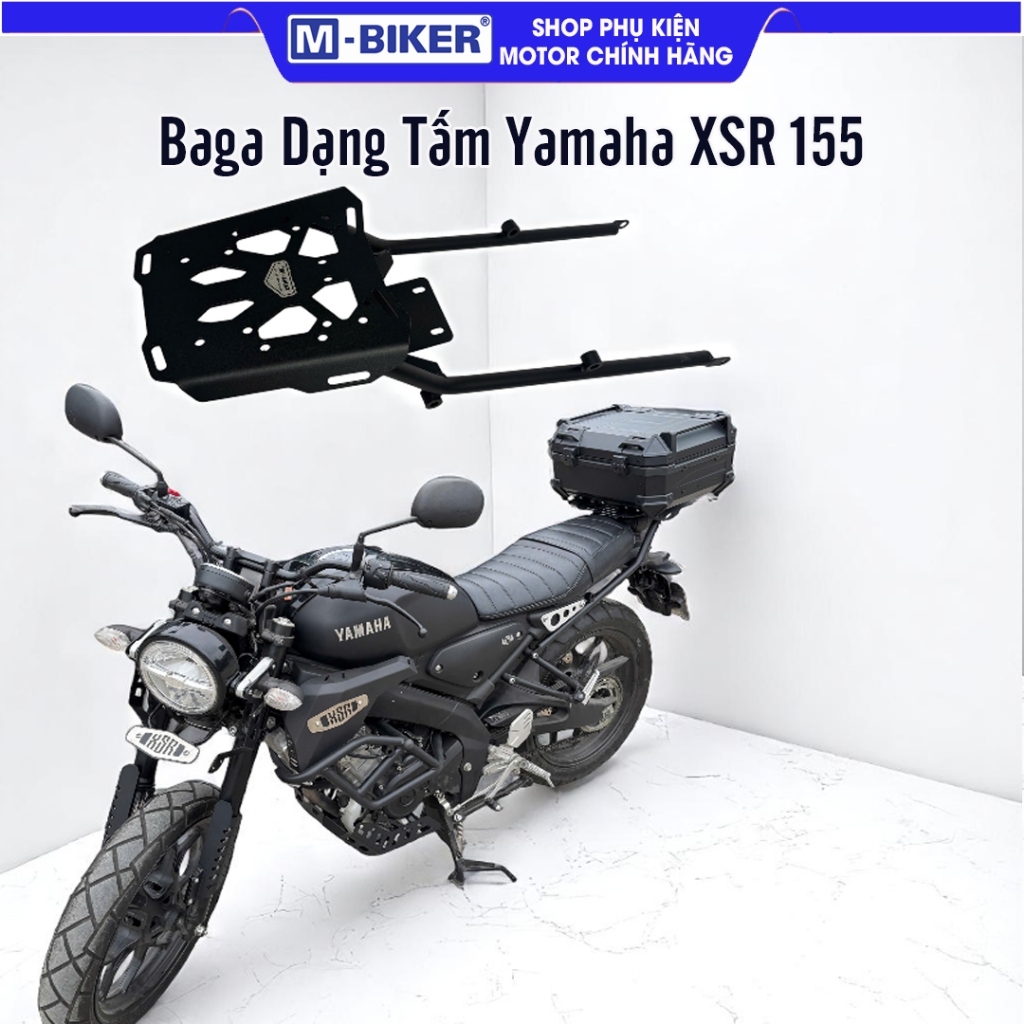 Baga Mẫu Tấm Ống XSR155, Baga Gắn Thùng XSR155 MBiker, Baga Sau XSR155 Chuẩn Zin Cứng Cáp
