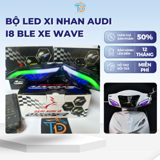 Bộ led xi nhan Audi I8 Ble dòng xe Wave 50/100/110 chỉnh màu qua app điện thoại bảo hành 12 tháng