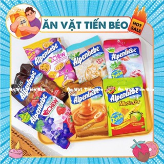  Kẹo béo cứng mềm ALPENLIEBE các vị DẠNG GÓI  trà sữa,kem sữa dâu nho sữa dâu xoài muối ớt  